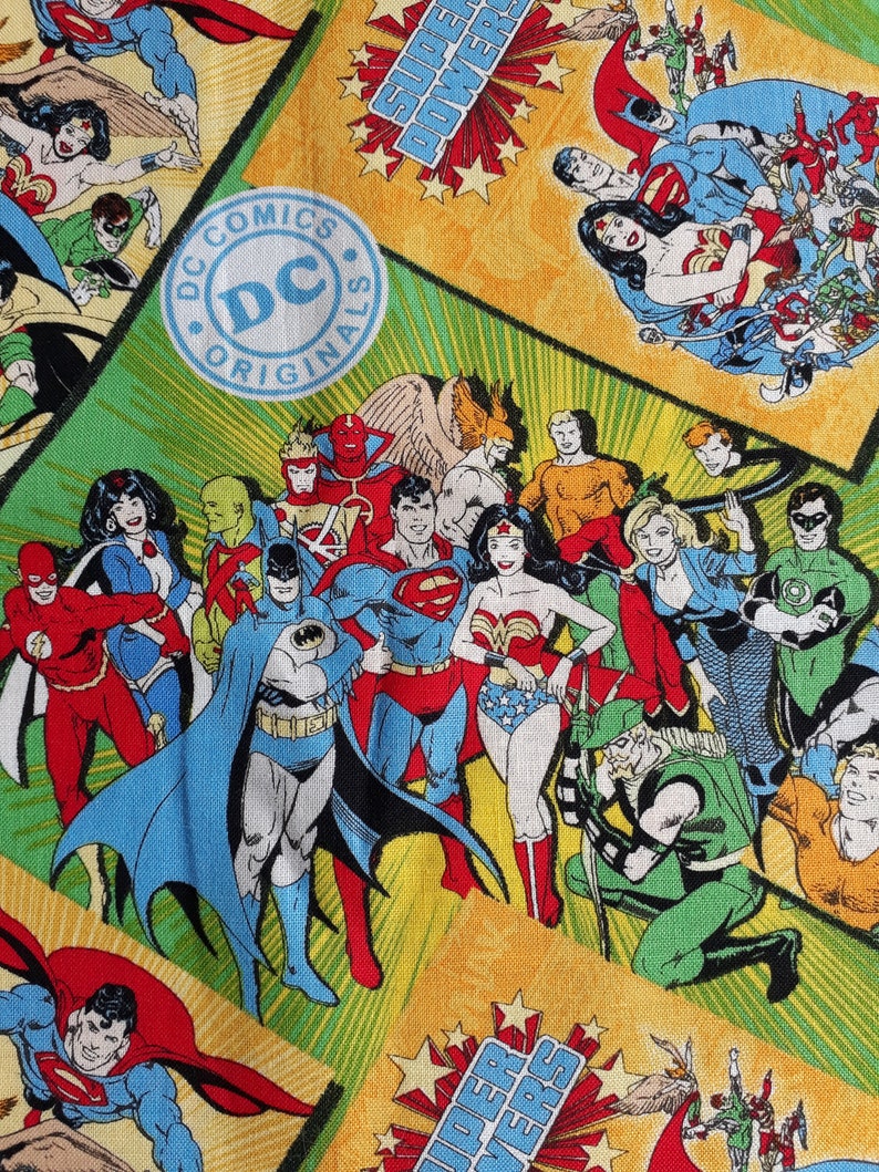 Hand Customised with Multi Character Dc Comic Cartoon Fabric. BE THE FIRST to have Canvas Shoes Trainers Kids to Adults