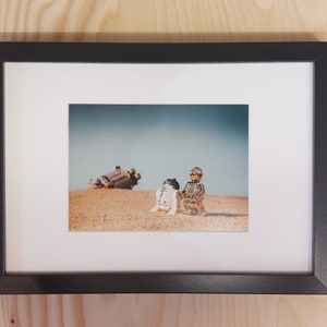 Personally Created Wars Lego Character Photos with mount and frame