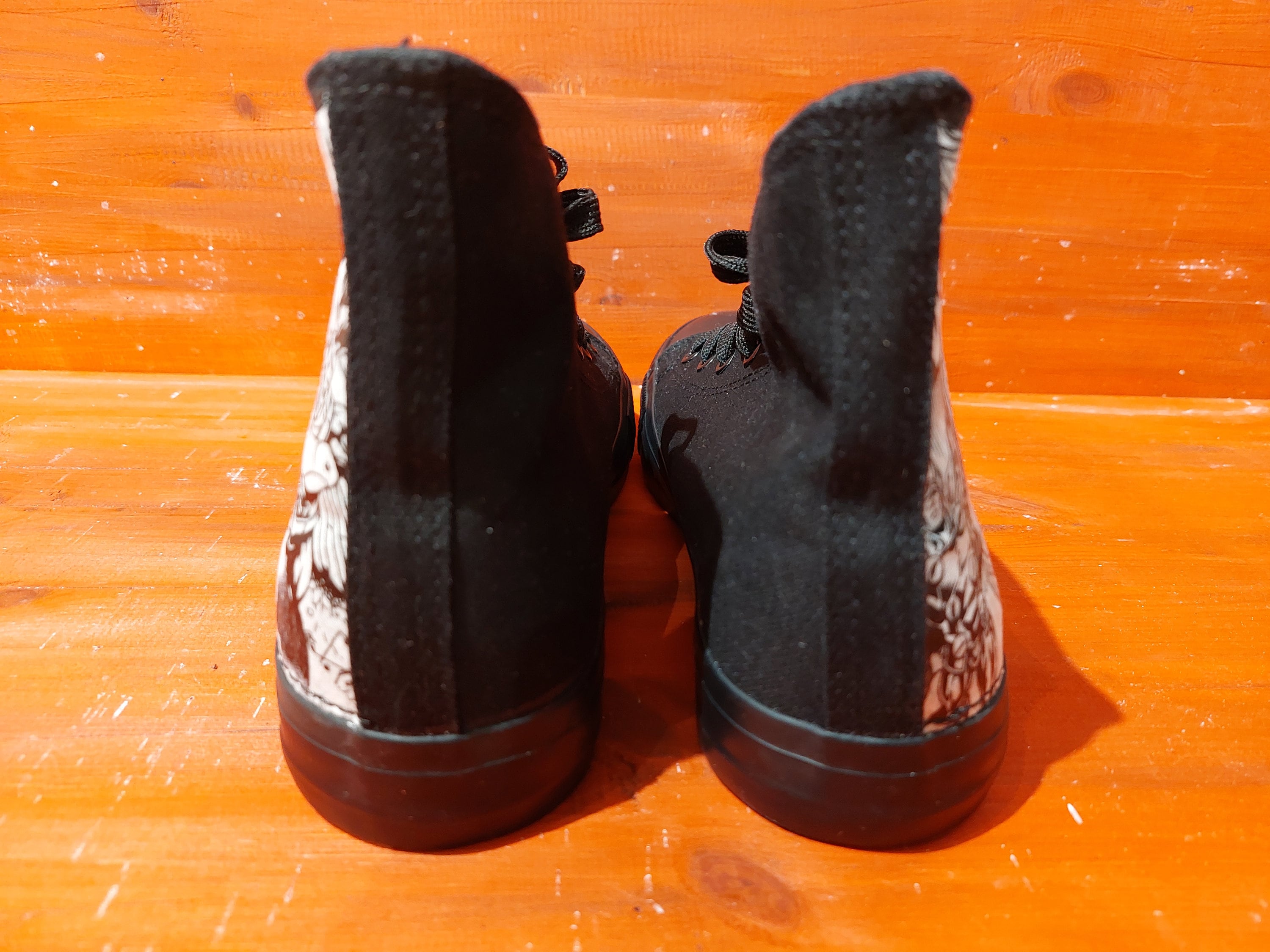 Hand Customised/custom Marvel Characters Theme Shoes Trainers High Top ...