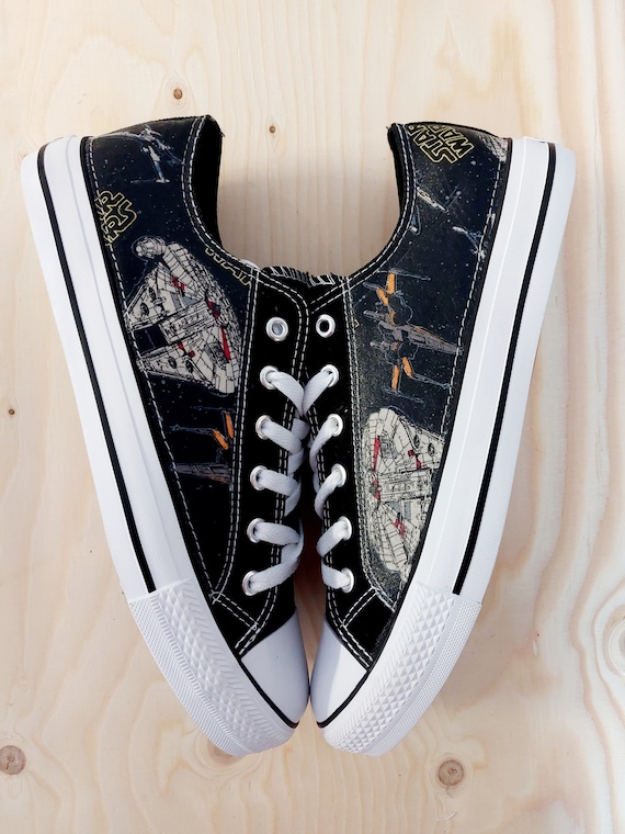 Custom Star Wars Rebel Ship Theme Trainers Shoes Low Top Sneaker Etsy Israel