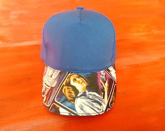 Gorra de béisbol personalizada a mano con temática de la princesa Leia de Star Wars