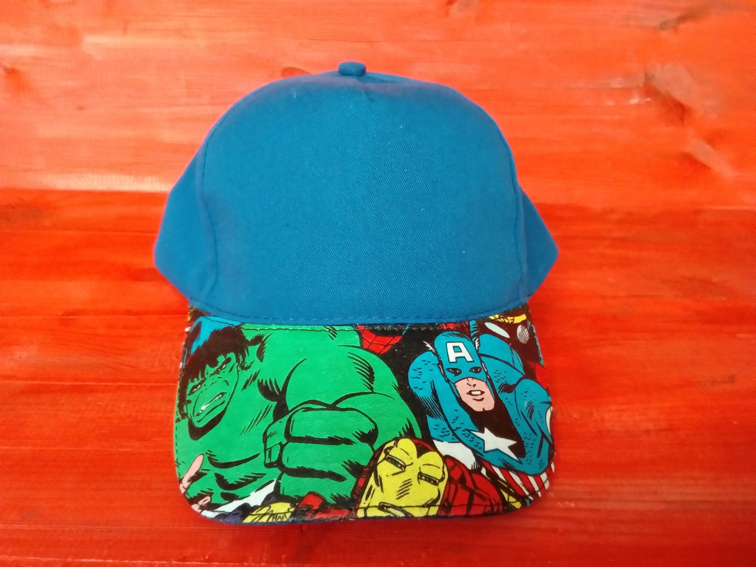 Casquette Baseball Spiderman Bleu Foncé - Taille Unique, 60% Coton 40% Polyester, Neuve Avec étiquettes