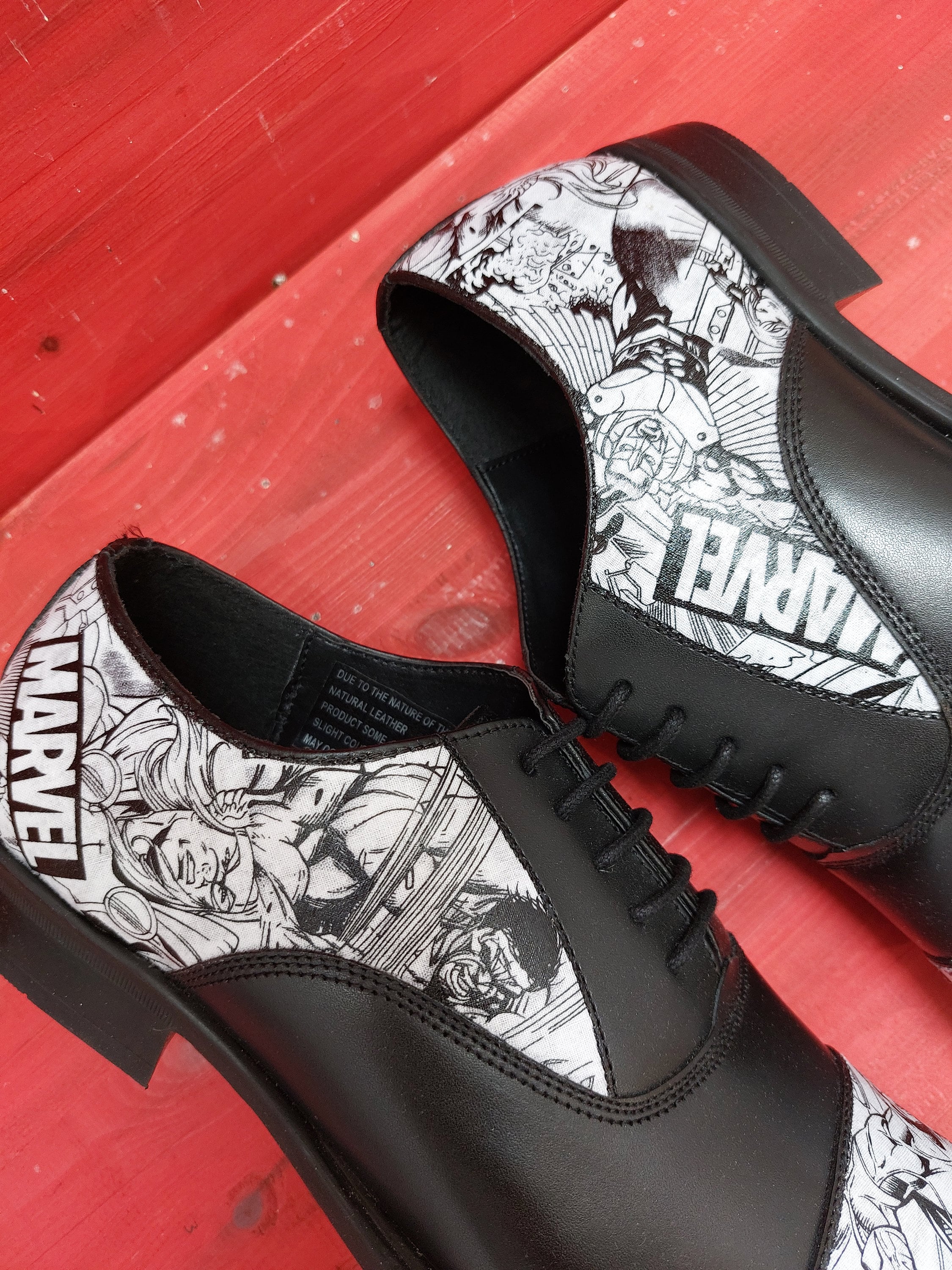 marvel wedding shoes