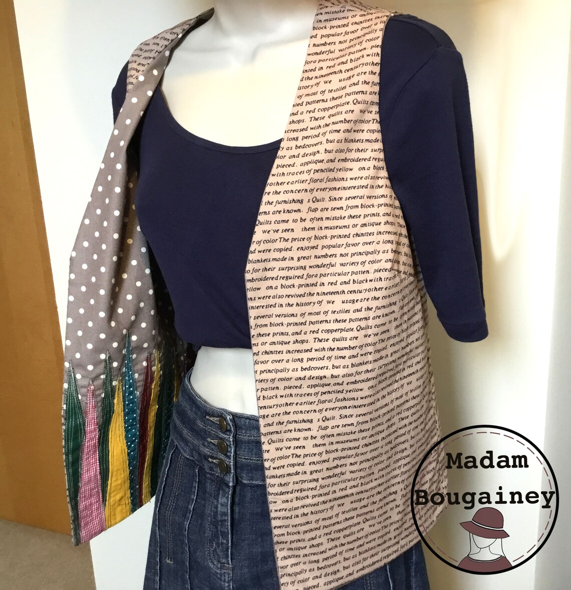 Babinia Reversible Patchwork Waistcoat