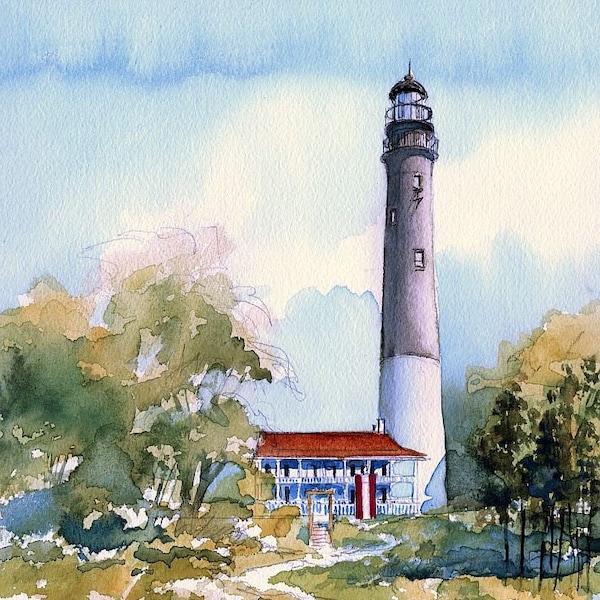 Pensacola Beach Art Etsy