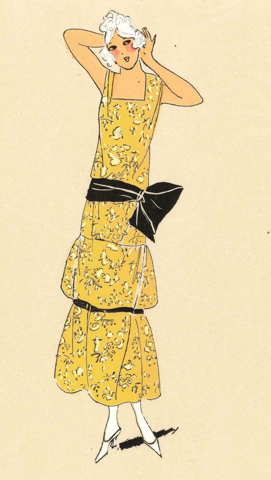 Mode 1920 femme pantalon sale