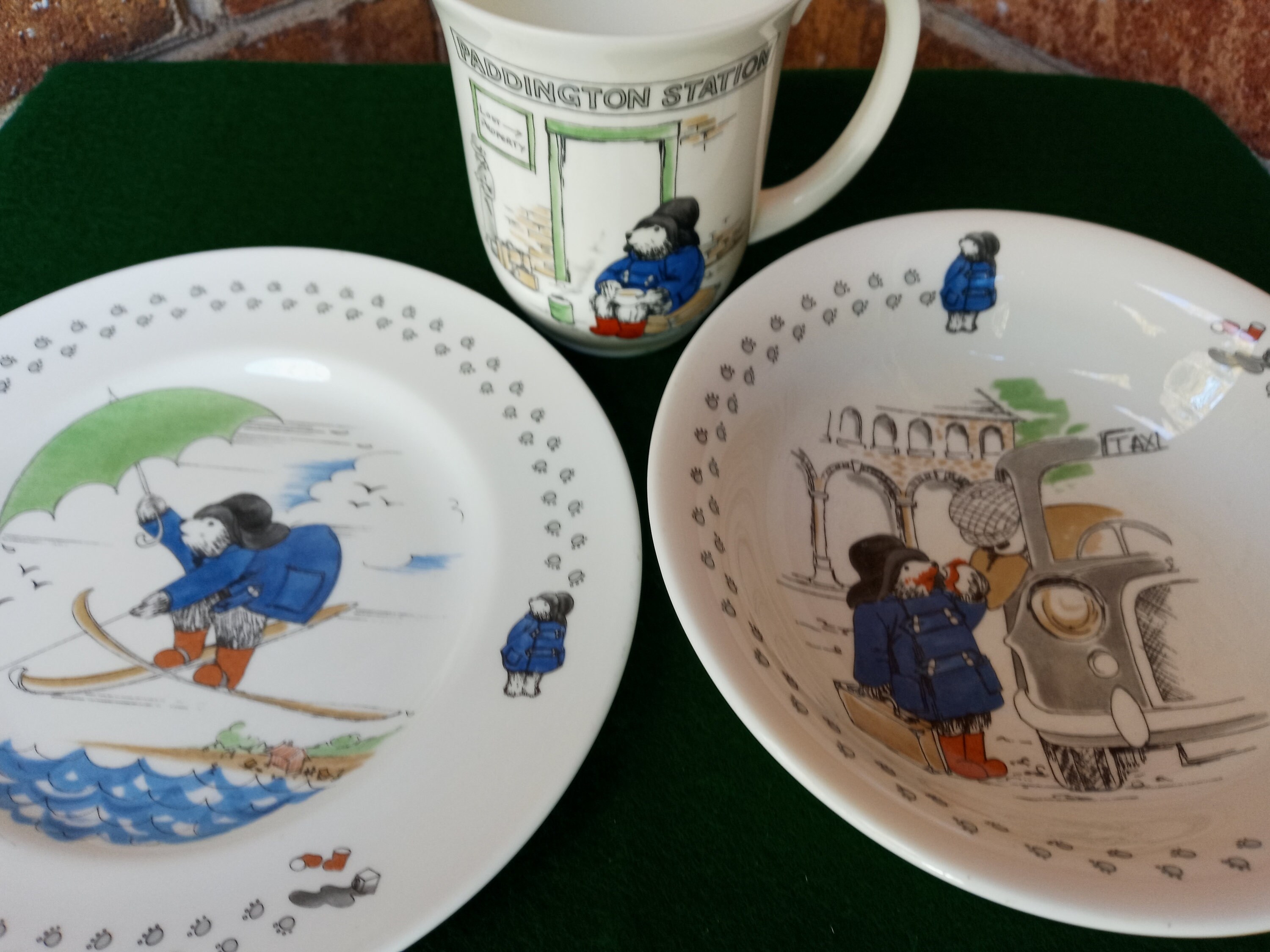 Coal Port Paddington Bear Children's Bone China Dining Plate