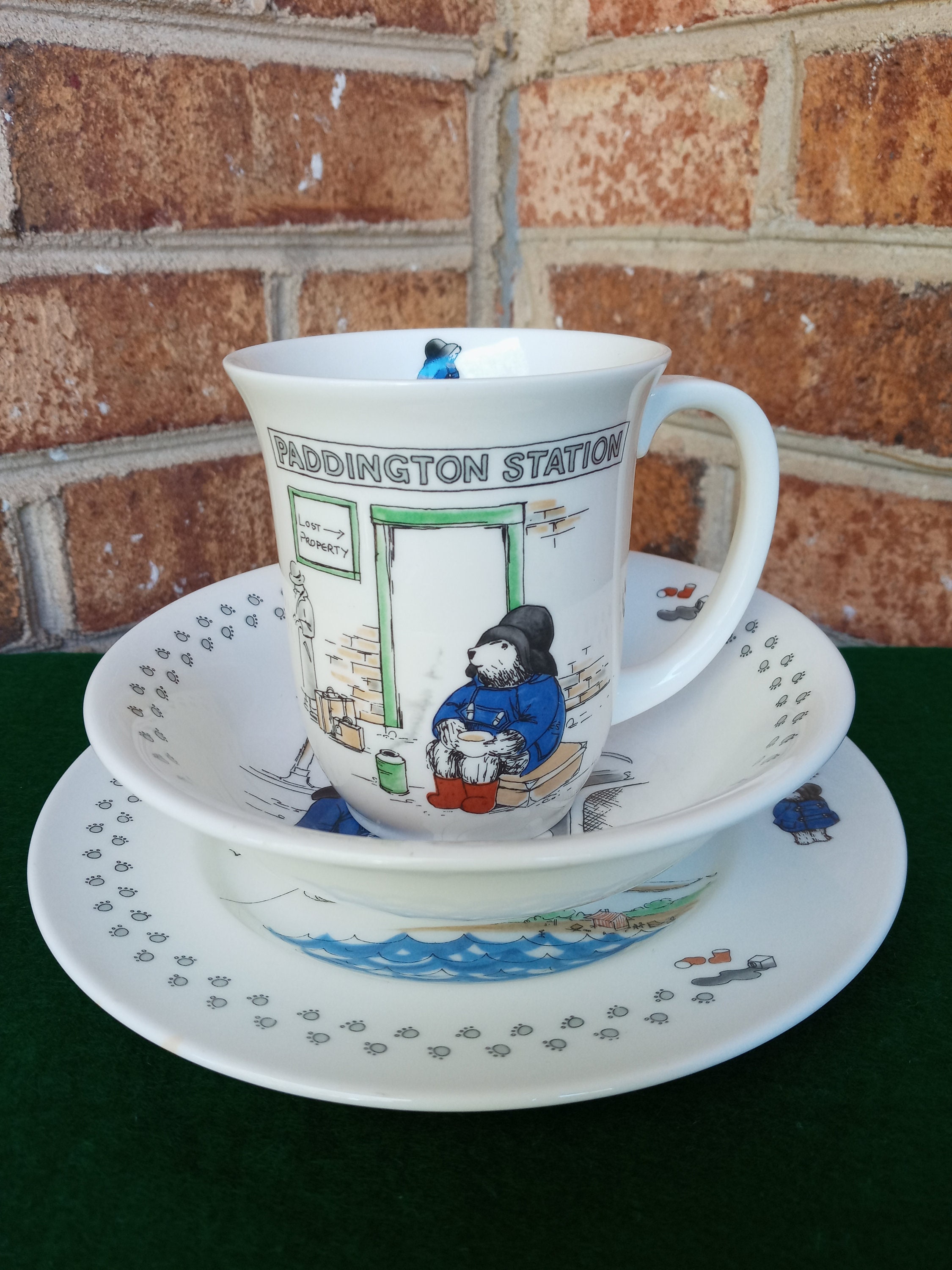 Coal Port Paddington Bear Children's Bone China Dining Plate