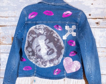 Marilyn Monroe Jean Jacket - Etsy