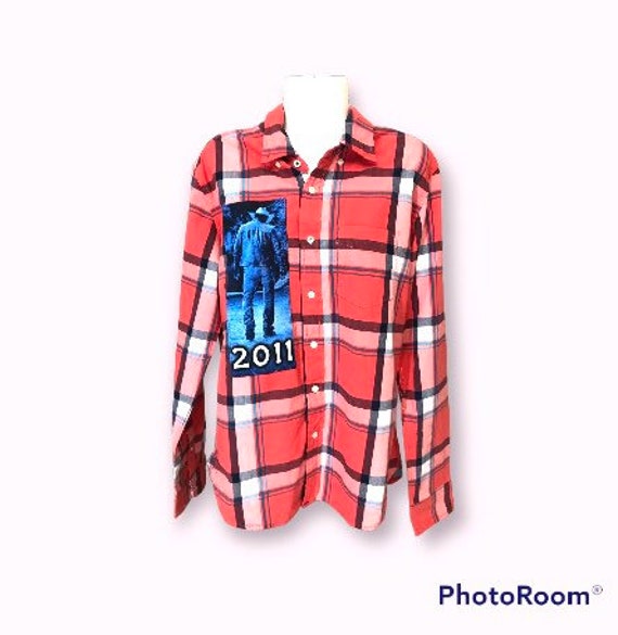 Long Sleeve Shirt Jason Aldean Concert Shirt Oran… - image 3
