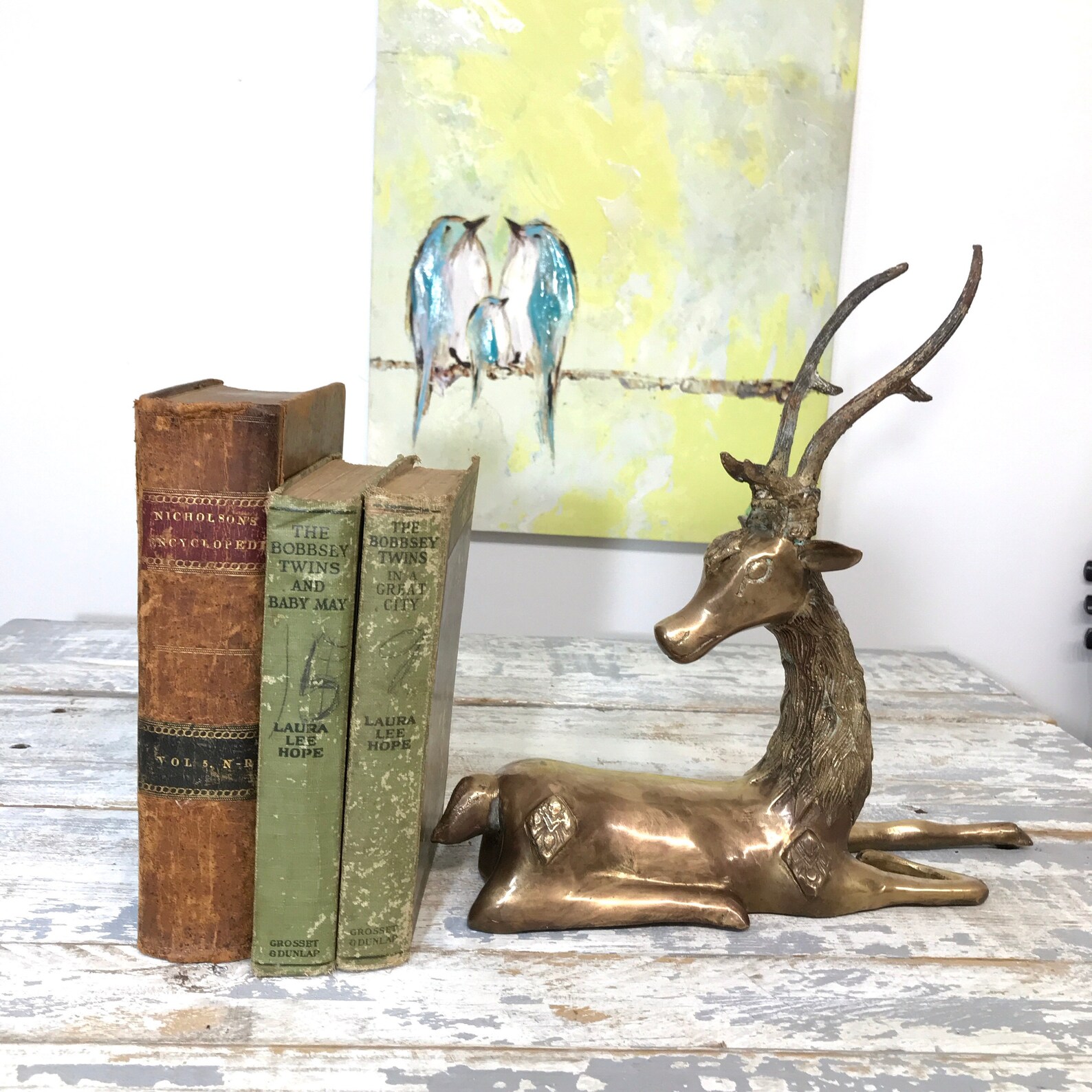 Elk Bookend Antelope Bookends Pronghorn Statue Metal or Brass Etsy