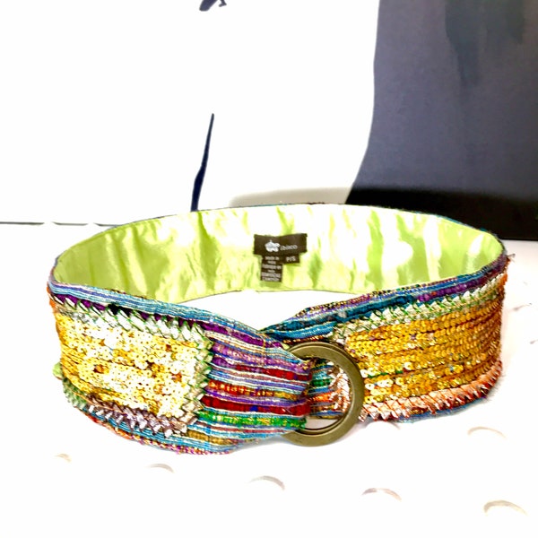 Sequin Belt Etsy