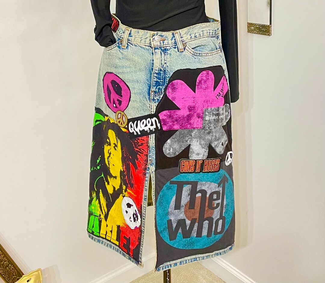 80s Rock Bands, Rocker Jean Skirt, Fleetwood Mac, the Who, Cure, Bob