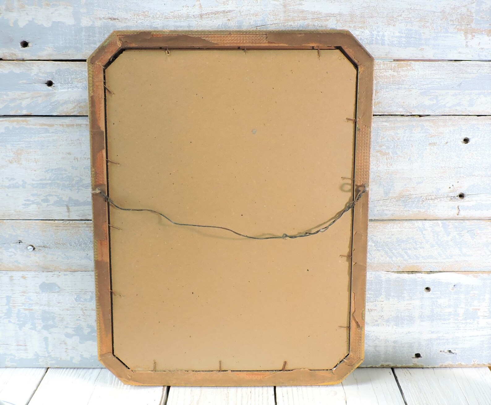 Framed Wall Art Vintage Wood Frame Boy With Rabbit by Sir Etsy