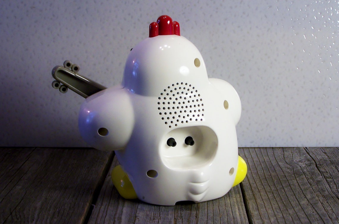 Chicken Alarm Clock with Guitar Rhythm Rock & Roll Musical Etsy
