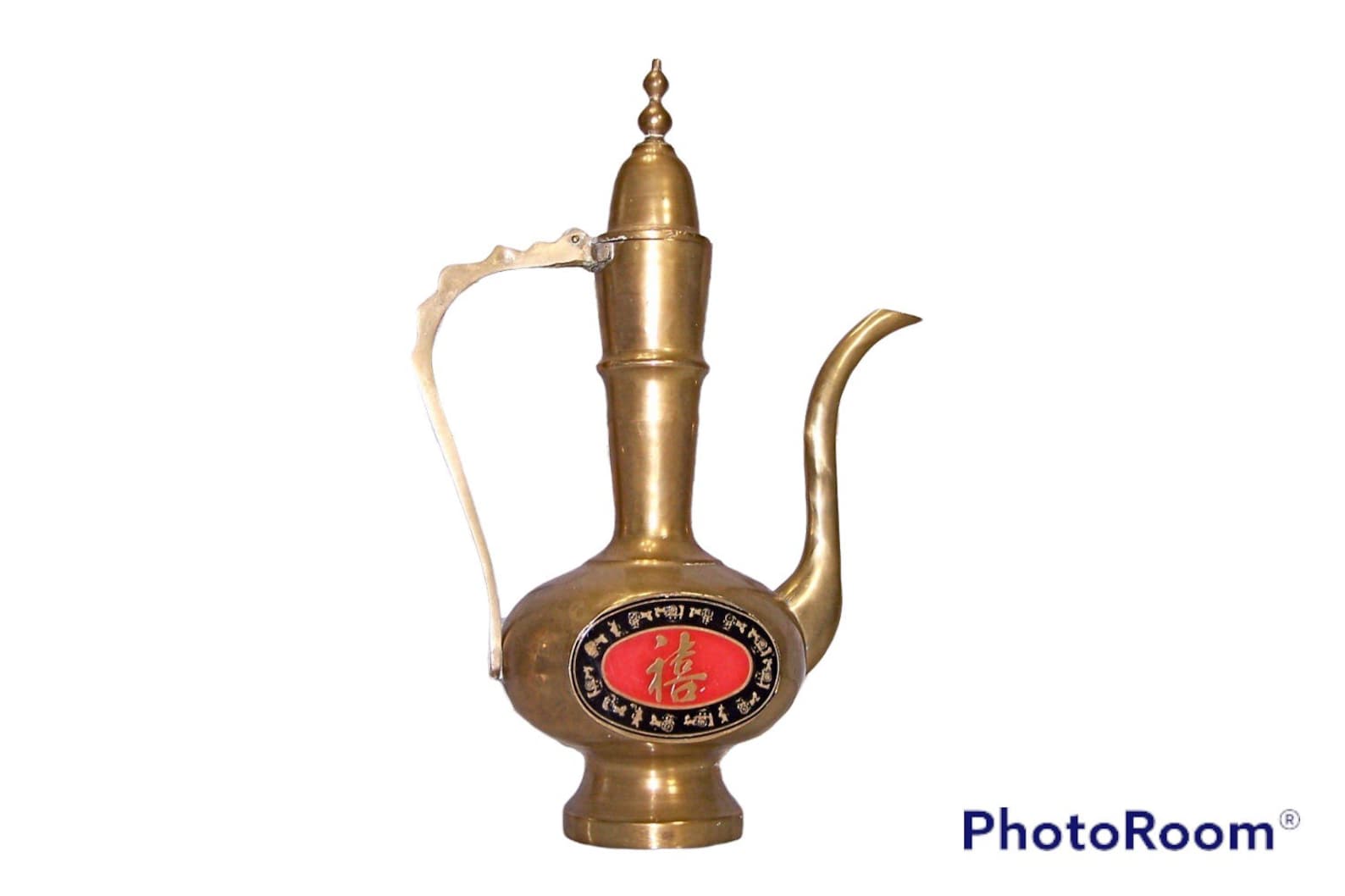 Brass Teapot Indian Servingware Asian Teapot Vintage Ornate Etsy