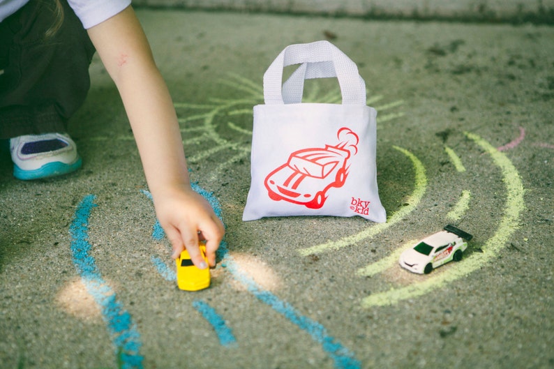 Race Car Tote Gift for Kids Mini Tote Bag for Toy Cars Kids Etsy