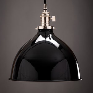 Pendant Shade - 10&quot; - Metal Shade - Kitchen Island Light - Industrial - Restaurant - Make your own light - Hanging Shade