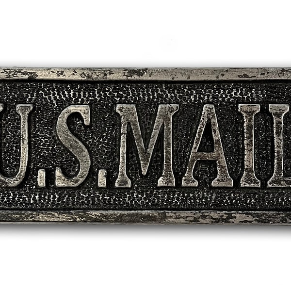 US Mail - Plaque - Sign - Cast Plaque - Office - Door Sign - Bathroom Sign - Door Plaque - Quality - Restaurant - Vintage - Industrial