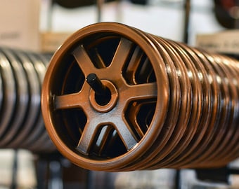 Pulley Wheels - Set of 4 - Antique Copper - Iron Pulley - Barn Door Hardware - Pulley Light Parts - Best Quality