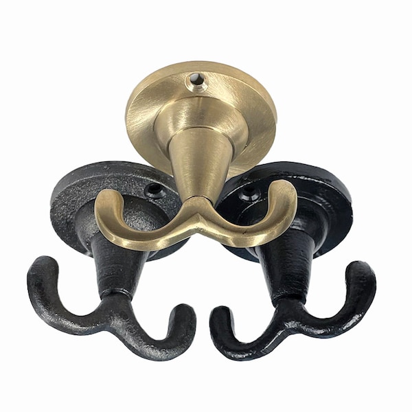 Cleat - Double Hook - Plant Hook - Nautical Hook - Quality - FAST Shipping from United States