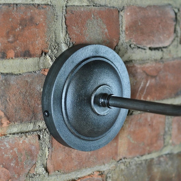 Ceiling Canopy - Antique Black Finish - Cast Aluminum - Light Canopy - Pendant Canopy - Ceiling Light Canopy - Grunge