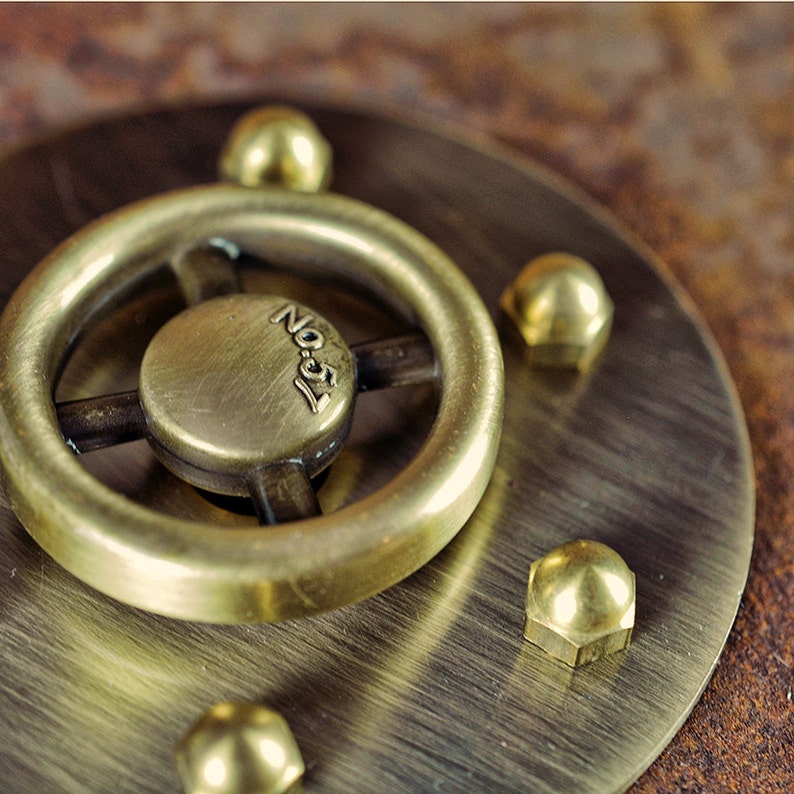 Dimmer Switch Antique Brass Finish Steampunk Switch Etsy