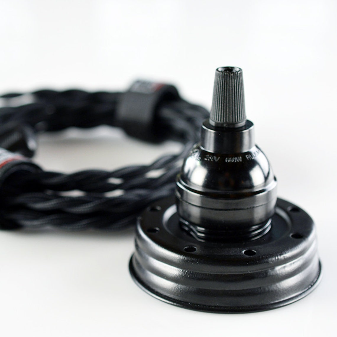 Mason Jar Plugin Light Kit Deluxe 12ft Wire DIY Ball Etsy