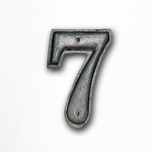House Number - 7 - Home Address - DIY - Address  Number - Metal Number - Address Sign - Mailbox  Number -
