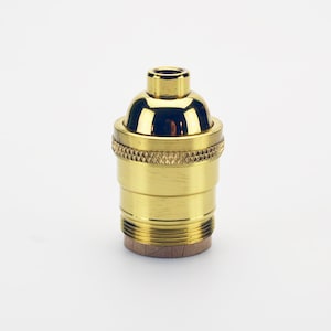 UNO Keyless Socket - POLISHED BRASS - Light Socket