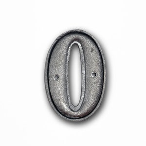House Number - 0 - Home Address - DIY - Address  Number - Metal Number - Address Sign - Mailbox  Number -