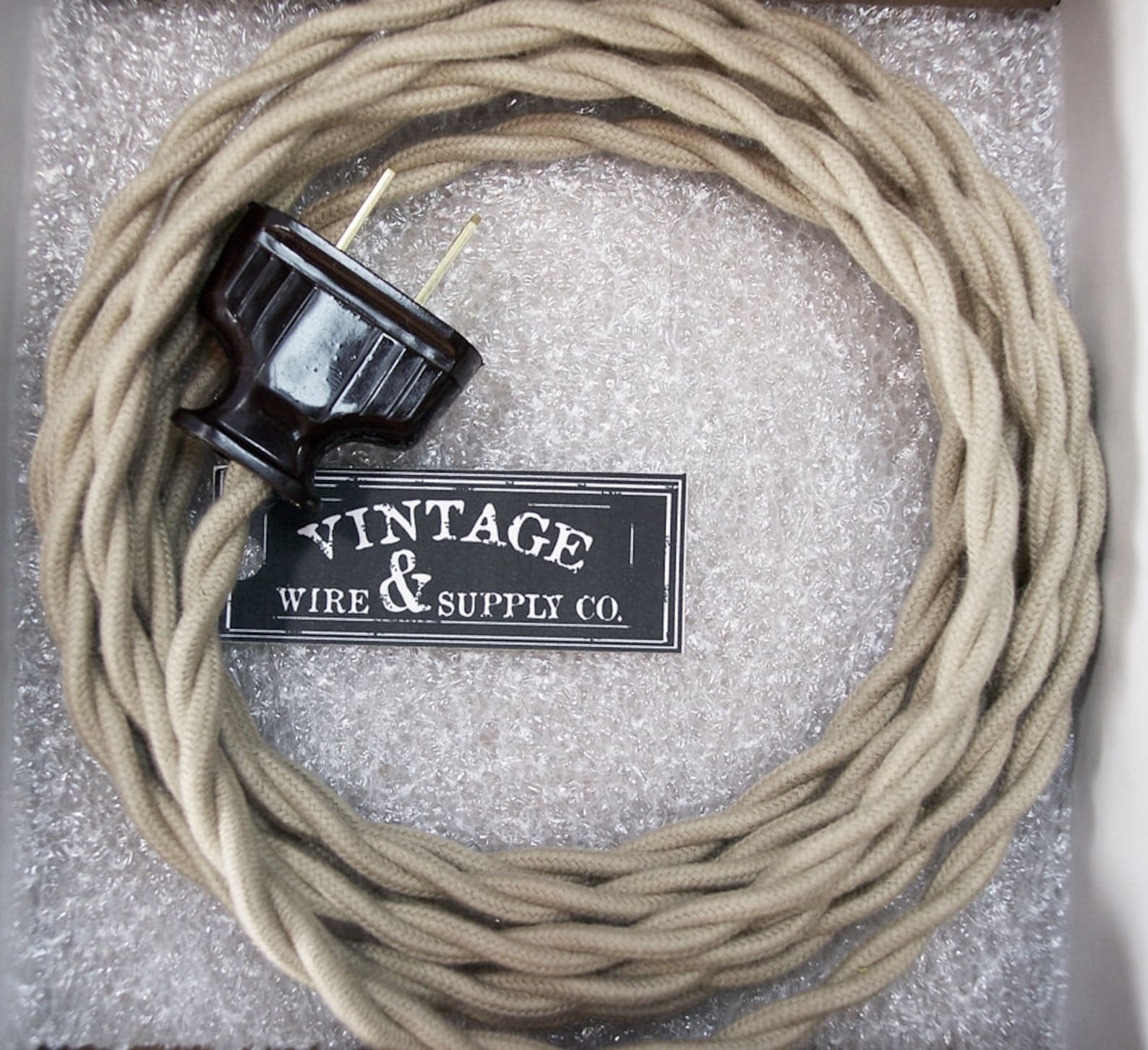 Pendant Light Cord 15ft Cloth Covered Wire Vintage Style - Etsy