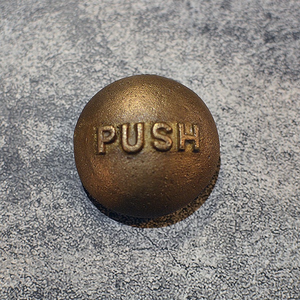 Switch - Push Button - Bonkers - Steampunk Switch - Industrial Switch - Push Button Knob - Vintage Knob - Industrial Knob