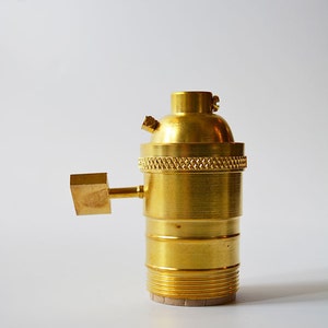 UNO Socket - UNFINISHED BRASS - Light Socket