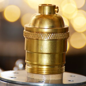 UNO Keyless Socket - UNFINISHED BRASS - Light Socket