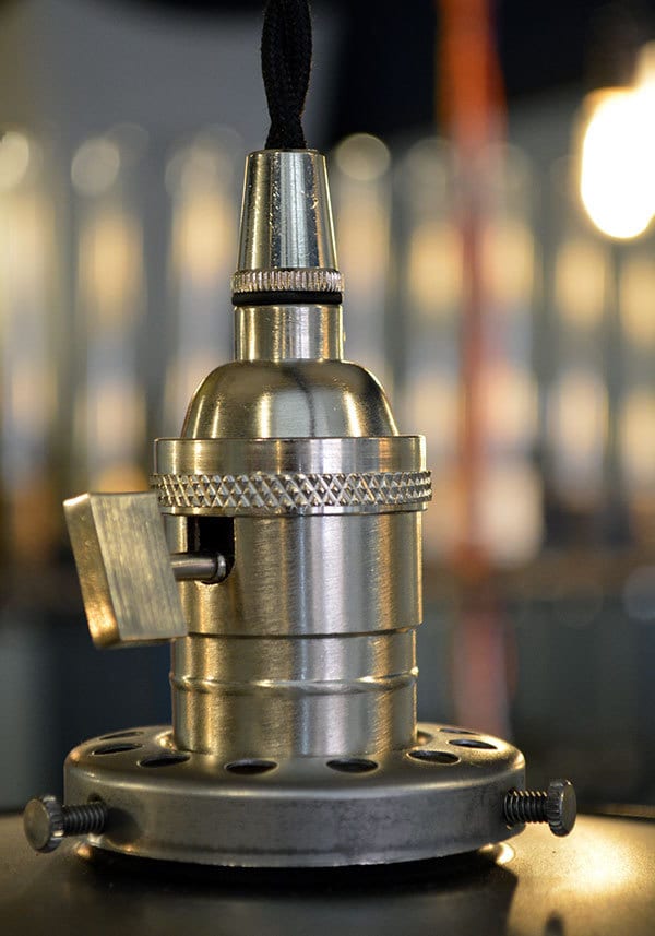 UNO Socket SATIN NICKEL Light Socket Etsy