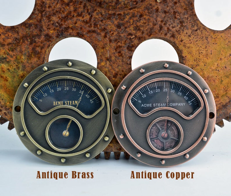 Steampunk Gauge Faces Printable