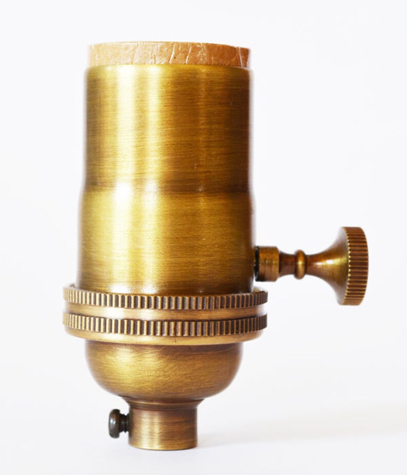 5pack Electrical Lamp Socket Light Socket Antique Brass Etsy