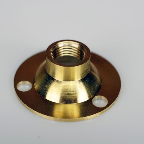 PIPE FLANGE - 1-1/4" - Unfinished Brass