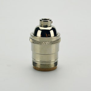 UNO Keyless Socket - POLISHED NICKEL - Light Socket
