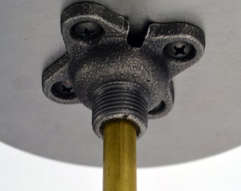 IRON FLANGE  1-3/4"  - Cast Iron Pipe Flange - Industrial Flange - Pulley Base