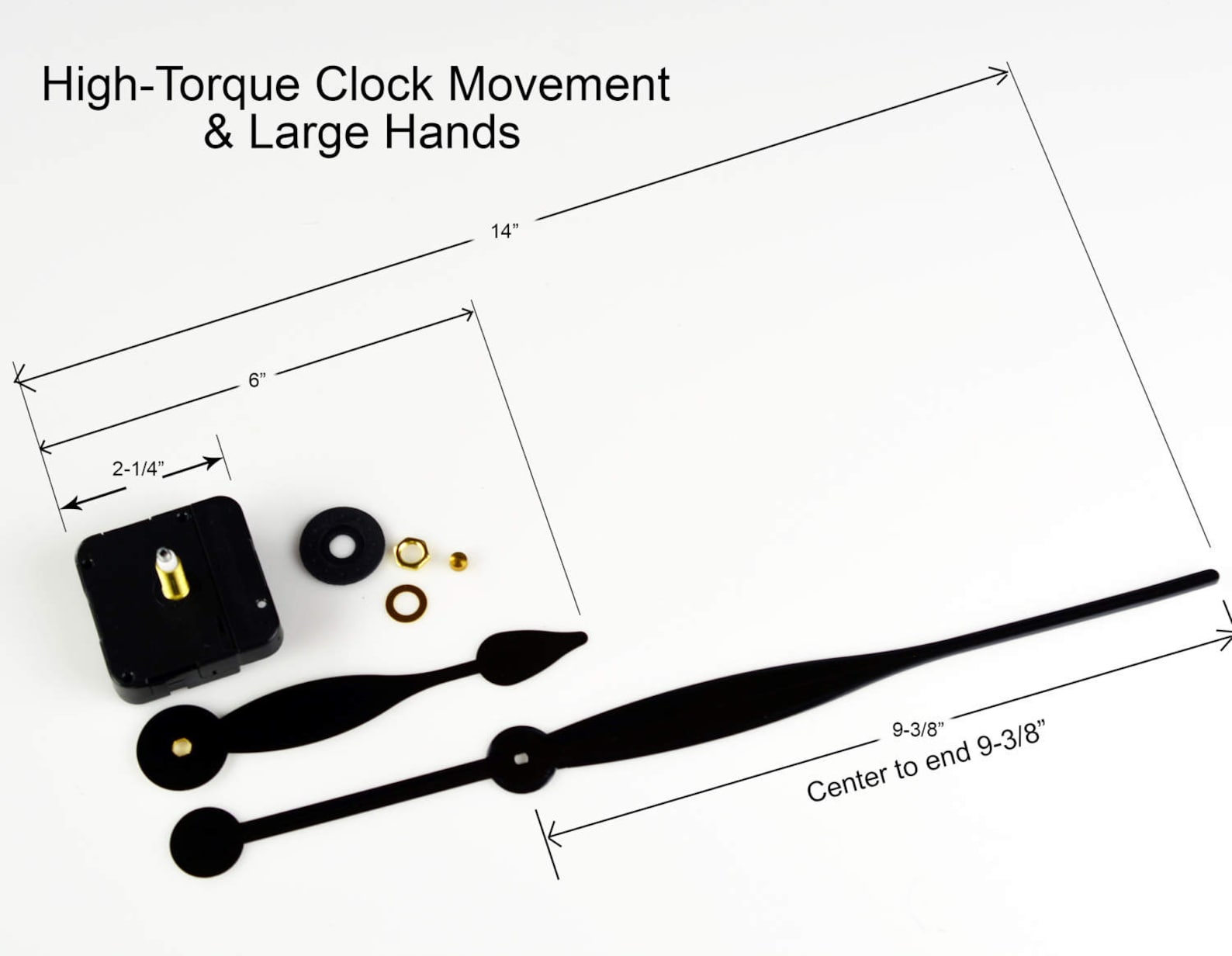 Clock Movement Kit High Torque for Big Clocks Make Your Etsy