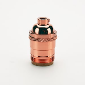 UNO Keyless Socket - POLISHED COPPER - Light Socket