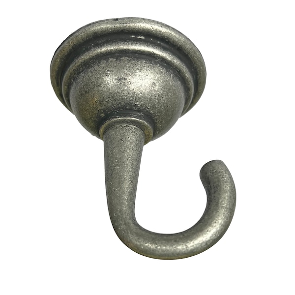 Swag Hook - Antique Nickel - Ceiling Hook - Towel Hook - Kitchen Hook - Wall Hook - Premium Quality - FAST shipping from the United States