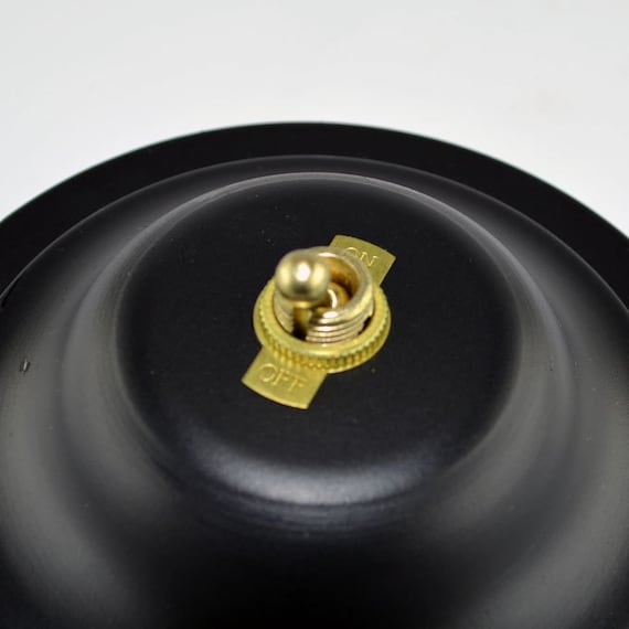 Brass Plated 6A//120V Steampunk Switch 2-Wire Toggle Switch on//off