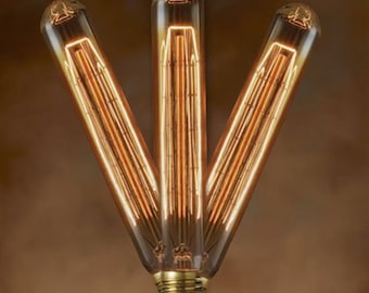 3-Pack Edison Bulb - Vintage Hairpin Filament - NOS30T9 - Bulbrite 133009 - Premium Quality -