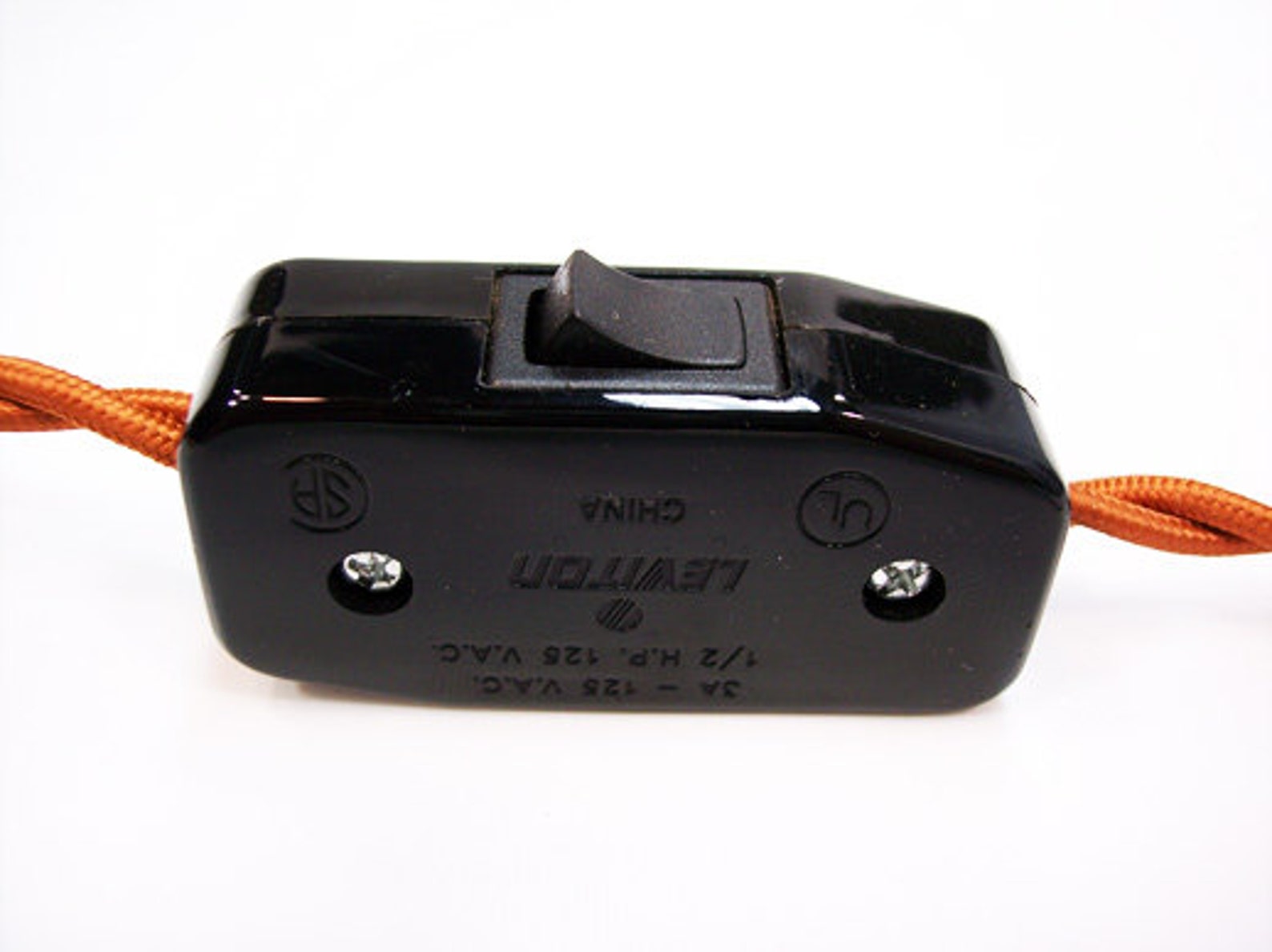 Cord Switch Black Leviton Inline FeedThru Switch Best Etsy