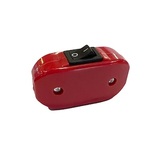 Cord Switch - Red - Inline Feed-Thru Switch - Best Switch available - Best Quality - Best price