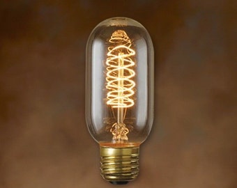 Edison Bulb - Vintage Spiral Filament - T14 Tubular -