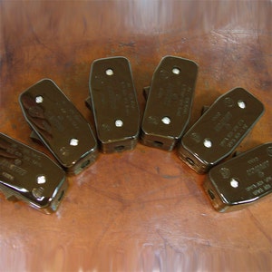 6-Pack of Cord Switches - BROWN - Leviton Inline Feed-Thru Switch - Best Switch available - Best Quality - Best price